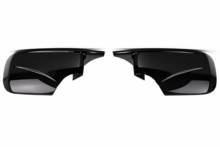 Glanzend zwarte spiegelkappen passend voor BMW 3 serie E46 sedan en touring model 1998 - 2005