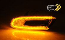 Zijknipperlichten smoke LED passend voor Mini F55, F56 en F57 model 2014  - 2021