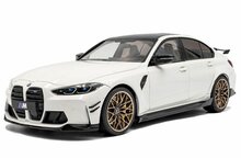 BMW M3 (G80) Performance Parts '24, wit (Alpineweiss) Solido schaal 1:18
