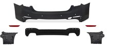 Sportlook achterbumper passend voor BMW 5 serie G30 sedan model 2017 - 2020