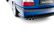 Diffuser aanzet splitters glanzend zwart passend voor BMW 3 serie E36 met M pakket achterbumper Maxton Design