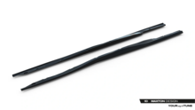 Sideskirt aanzets glanzend zwart passend voor BMW 3 serie E36 met M pakket achterbumper Maxton Design