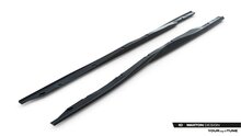 Sideskirt aanzets glanzend zwart passend voor BMW 3 serie E36 met M pakket achterbumper Maxton Design