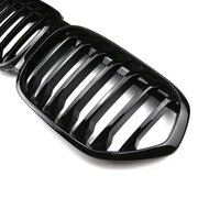 Glanzend zwarte grillen passend voor BMW X1 F48 LCI model 2019 - 2022 