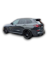 Diffuser glanzend zwart passend voor BMW X5 G05 LCI model vanaf 2023 met M pakket bumper