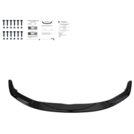 Front spoiler versie 3 glanzend zwart passend voor BMW 5 serie F10 en F11 met M pakket voorbumper