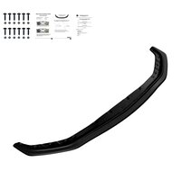 Front spoiler glanzend zwart passend voor BMW 5 serie G30 en G31 model 2017 - 2020 met M pakket voorbumper