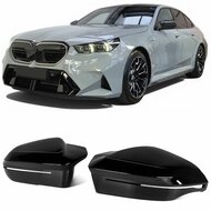 Glanzend zwarte spiegelkappen passend voor BMW 5 serie G60 en G61
