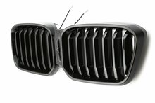 Glanzend zwarte grill met LED verlichting passend voor BMW X3 G01LCI  en X4 G02 LCI 