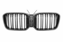 Glanzend zwarte grill dubbelspijls met LED verlichting passend voor BMW X3 G01LCI en X4 G02 LCI