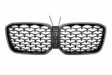 Glanzend zwarte grill diamond met LED verlichting passend voor BMW X3 G01 LCI en X4 G02 LCI