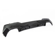 Competition look diffuser glanzend zwart passend voor BMW 4 serie G22 en G23 met M pakket achterbumper 440i look