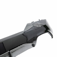 Competition look diffuser carbon look passend voor BMW 4 serie G22 en G23 met M pakket achterbumper 440i look