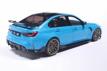 BMW M3 (G80) Performance Parts '24, schaal 1:18 Solido blauw