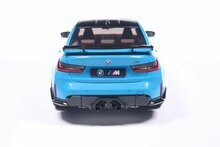 BMW M3 (G80) Performance Parts '24, schaal 1:18 Solido blauw