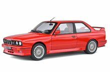 BMW M3 (E30) '86, rood schaal 1:18 Solido