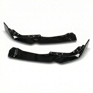 Frontlip glanzend zwart passend voor BMW 3 serie G20 LCI en G21 LCI model vanaf 2022 met M pakket voorbumper
