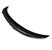 Glanzend zwarte PSM look spoiler passend voor BMW 3 serie E90 model 2005 - 2012