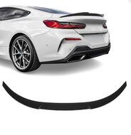 Glanzend zwarte EVO look spoiler passend voor BMW 8 serie G15 en F92 Coupe