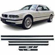 Stootlijsten set met chromen sierlijst passend voor BMW 7 serie E38