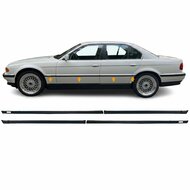 Stootlijsten set met chromen sierlijst passend voor BMW 7 serie E38