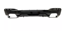 Diffusor performance look glanzend zwart passend voor BMW 5 serie G30 540i en G31 540i model 2017 - 2020 met M pakket achterbumper
