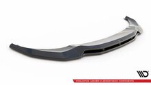 Front splitter glanzend zwart passend voor BMW X3 G01 met M pakket Maxton Design