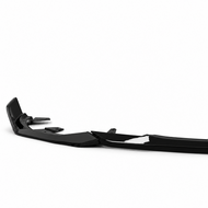 Glanzend zwarte frontlip performance look passend voor BMW 2 serie G42 met M pakket voorbumper