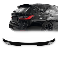 Glanzend zwarte spoiler aanzet passend voor BMW 3 serie G21 touring