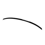 Glanzend zwarte kofferspoiler sport look passend voor BMW 5 serie G60 sedan