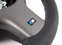 BMW 3 serie E46 M stuur SMG flippers leder compleet met afdekking en MF knoppen origineel BMW
