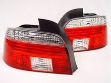 Achterlichten facelift look rood / wit passend voor BMW 5 serie E39