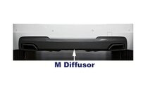 BMW 5 serie F10 en F11 diffusor 550i en M550d design origineel BMW