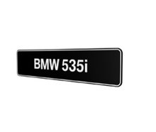 BMW 535i E34 E39 E60 E61 F10 F11 showroomplaten origineel BMW