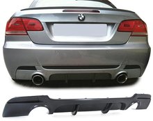 Diffusor 335i performance look mat zwart passend voor BMW 3 serie E92 en E93