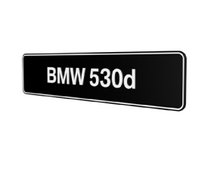 BMW 530d E39 E60 E61 F10 F11 G30 G31 showroom platen origineel BMW