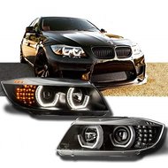 Angel eyes LED koplampen passend voor BMW 3 serie E90 en E91 