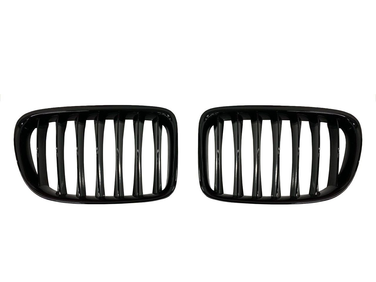 Glanzend zwarte grillen passend voor BMW X1 E84