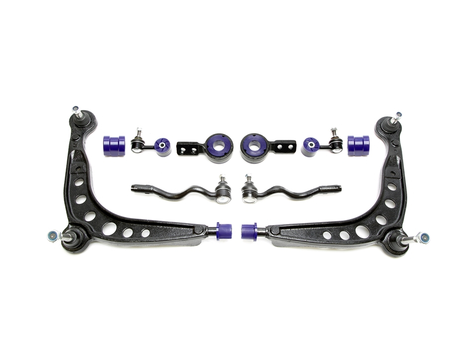 Draagarmen set compleet passend voor BMW 3 serie E36 en Z3 met PU bussen