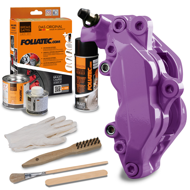 Foliatec Remklauwlakset - Deep Violet - 3 Komponenten