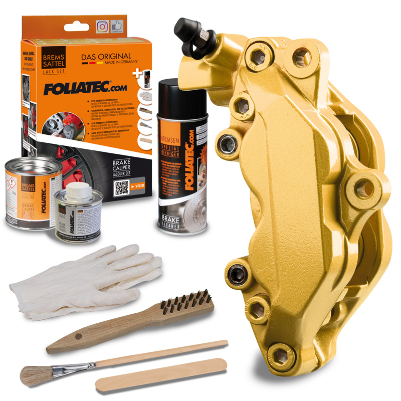 Foliatec Remklauwlakset - Prestige Gold - 3 Komponenten