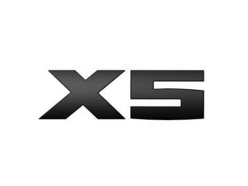 X5 opschrift zwart passend voor BMW X5 E70, F15 en G05 origineel BMW