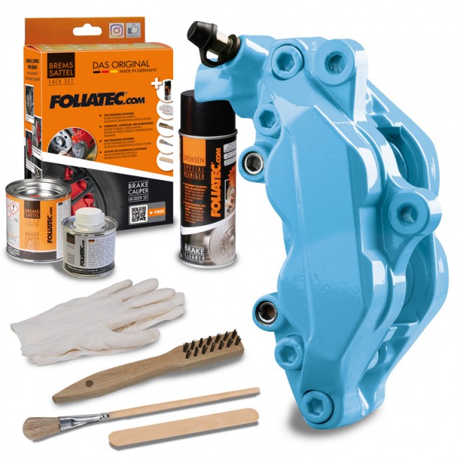 Foliatec Remklauwlakset - Sky Blue - 3 Komponenten