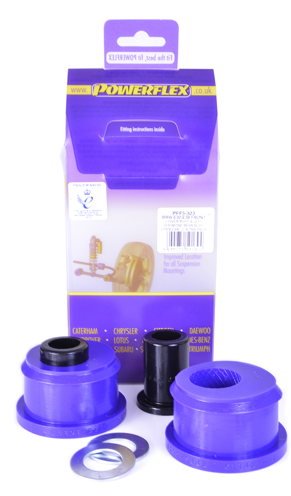 Powerflex Road Series Voorste/onderste draagarm achterste bus caster offset BMW 3 serie E36 Compact 1993 &ndash; 2000
