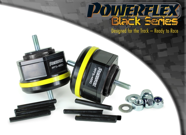 Powerflex Black Series Motorsteun BMW 3 serie E46 Sedan Touring Coupe Cabrio 1999 &ndash; 2006