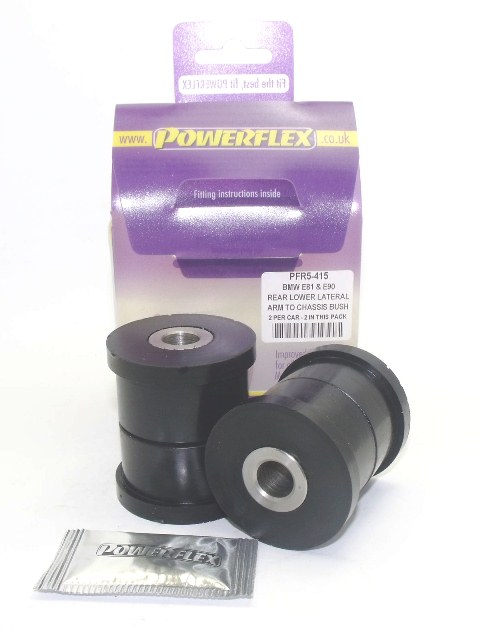 Powerflex Road Series Achterste/onderste lateral arm naar chassis bus BMW 3 serie E90 E91 E92 E93 Sedan Touring Coupe Cabrio 2005 &ndash; 2013
