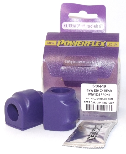 Powerflex Road Series Stabilisatorstang montagebus voor 19mm BMW 5 serie E28 1982 &ndash; 1988