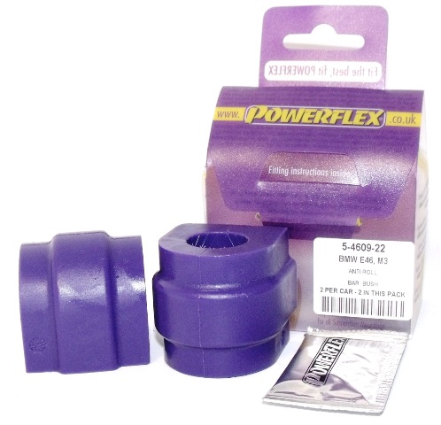 Powerflex Road Series Stabilisatorstang montagebus achter 22mm BMW X serie X5 E53 1999 &ndash; 2006