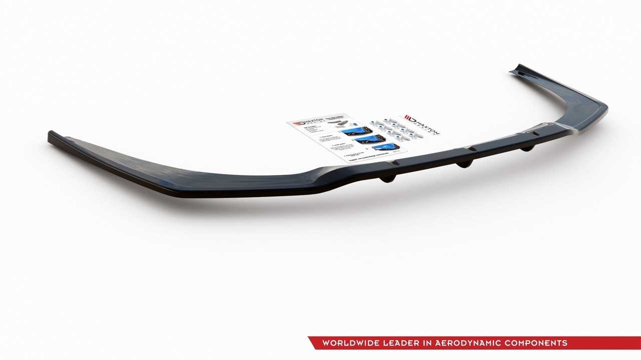 Diffuser aanzet met vinnen glanzend zwart passend voor BMW 8 serie G14 en G15 met M pakket achterbumper Maxton Design