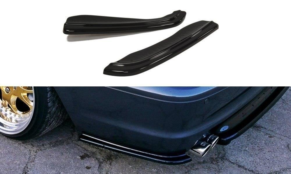 Diffuser hoeken passend voor BMW 3 serie E46 coupe en cabrio met M pakket achterbumper Maxton Design